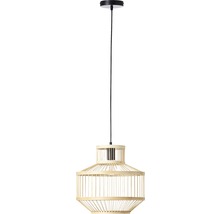 Pendul vintage Teva E27 max. 1x40W, negru/natur