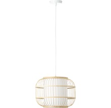Pendul vintage Bones E27 max. 1x40W, natur/alb