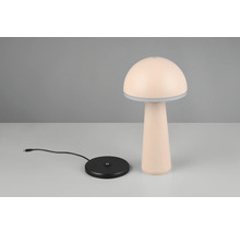 Lampă de masă în formă de ciupercă cu cablu USB și bază rotundă