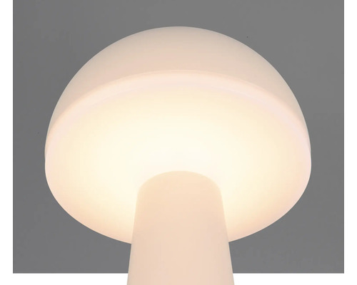 Lampă de masă în formă de ciupercă