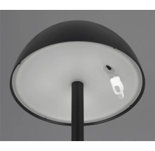 Vizualizare detaliată a unei lămpi de masă ciupercă cu bec LED
