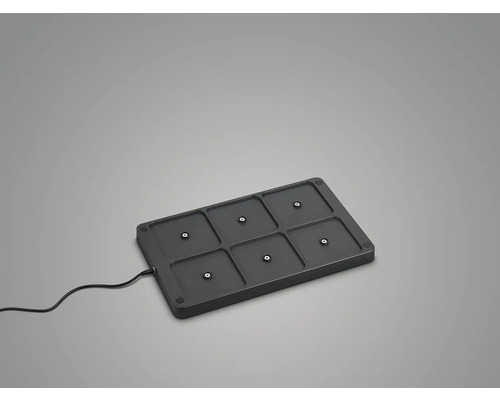 Stație de încărcare cu șase compartimente și cablu de alimentare