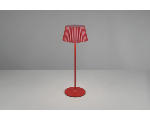 Lampă de podea cu abajur plisat și bază rotundă