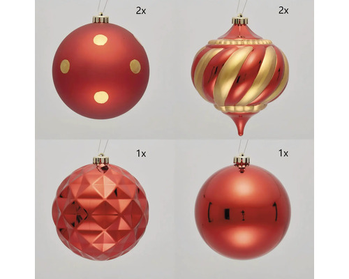 Set de globuri de Crăciun în diferite modele