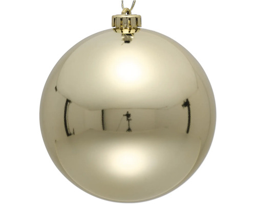 Glob Crăciun Lafiora plastic Ø 20 cm auriu lucios Glob de Crăciun auriu