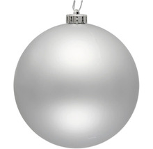 Glob de Crăciun argintiu de agățat