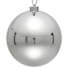 Glob de Crăciun argintiu pentru agățat
