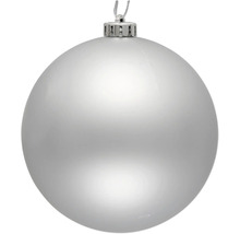 Glob de Crăciun argintiu