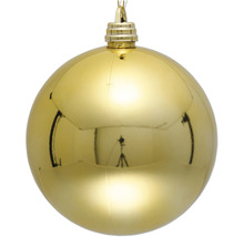 Glob de Crăciun auriu de agățat