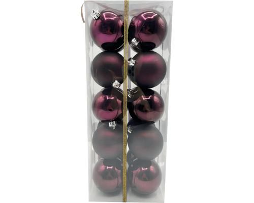 Pachet cu globuri de Crăciun în diferite modele