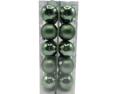 Pachet cu globuri de Crăciun din plastic