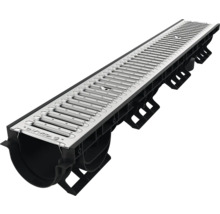 Canal de scurgere cu grătar pentru exterior