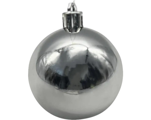 Glob de Crăciun argintiu