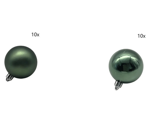 Zece globuri verzi de Crăciun