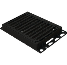 Capac de cămin din fontă cu structură de grilă