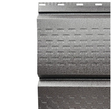 Detaliu placare fațadă din plastic.