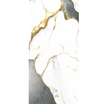 Model abstract de marmură cu accente aurii