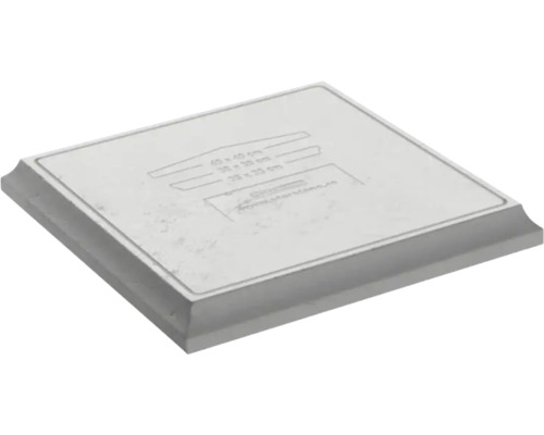 Placă de beton cu dimensiunile de 40 x 40 centimetri, 30 x 30 centimetri și 20 x 25 centimetri
