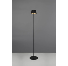 Lampă de podea cu abajur plisat și bază rotundă