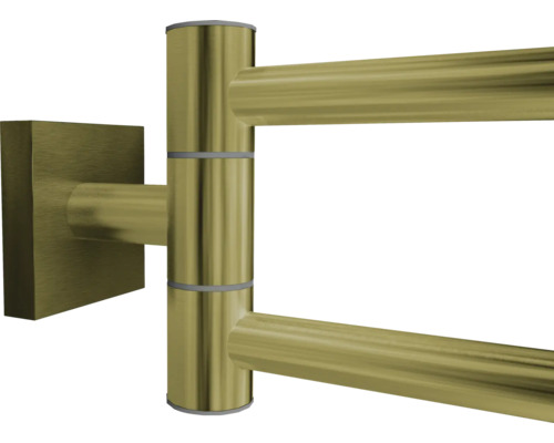 Suport rotativ pentru prosoape din metal pentru montare pe perete