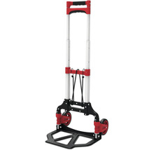 Cărucior saci extensibil cu mâner telescopic