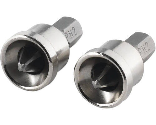 Biți cu opritor de adâncime Wolfcraft PH2 25mm, pachet 2 bucăți