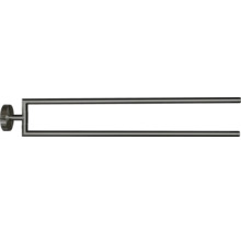 Suport dublu pentru prosoape din metal pentru montare pe perete