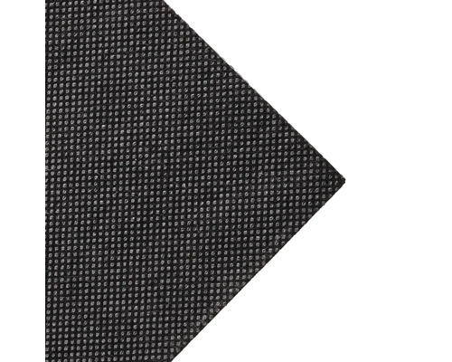 Fleece antiderapant negru pentru covoare