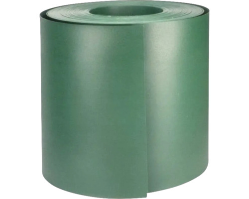 Bandă de opacizare Thermoplast BASIC 19 cm verde Rola delimitare gazon din plastic