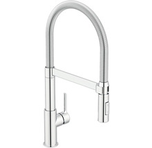 Baterie de bucătărie cu gât flexibil