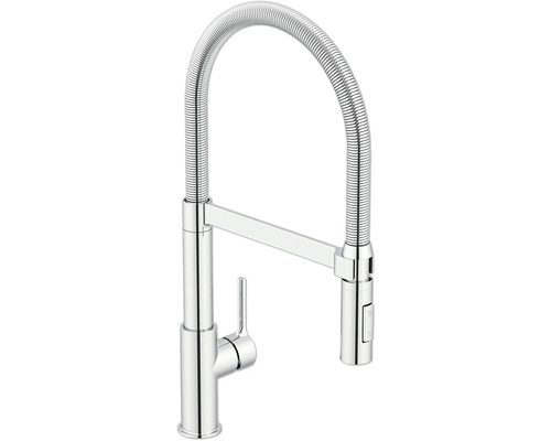 Baterie de bucătărie cu gât flexibil