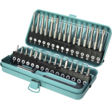 Set de biți într-o cutie metalică cu diverse biți de șurubelniță