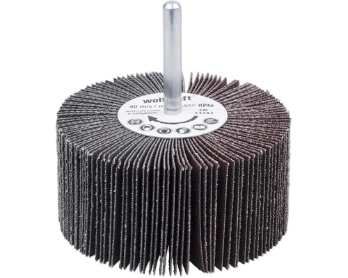 Perie abrazivă Wolfcraft Ø80mm x 40mm, granulație 80