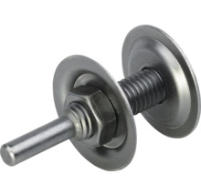 Tijă de șlefuire metalică cu șurub, piuliță și șaibe