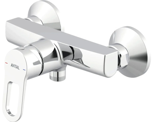 Baterie de duș aparentă Avital din metal
