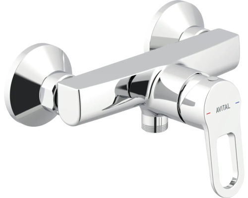 Baterie duș monocomandă AVITAL SANA eco crom Baterie de duș Avital pentru montare pe perete