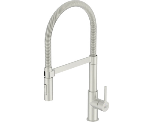 Baterie de bucătărie cu furtun flexibil