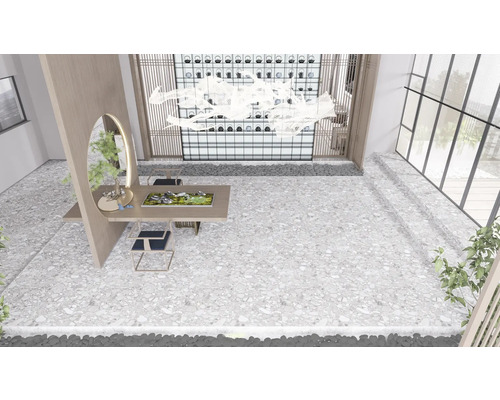 Interior cu masă, scaune și decor decorativ de perete pentru design interior