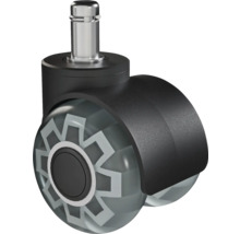 Rotiță pentru scaun de birou cu roată dublă