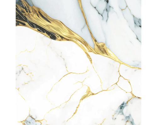 Placă de marmură cu accente aurii pentru design interior