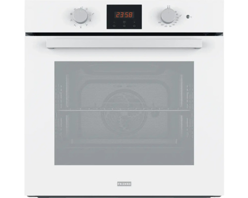 Cuptor multifuncțional Franke FSL 86 H WH, 8 funcții, steam cleaning, clasa A, alb Cuptor încorporabil Franke cu afișaj digital și butoane rotative