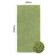 Covor de gazon artificial, lățime 200 cm și lungime 2500 cm