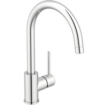 Baterie de bucătărie din metal cu gât înalt