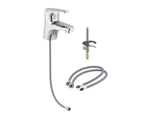 Baterie lavoar cu furtunuri de conectare și material de fixare