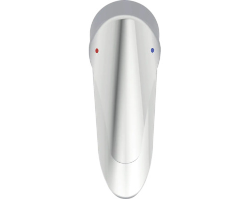 Baterie monocomandă pentru lavoar cu marcaj pentru apă rece și caldă