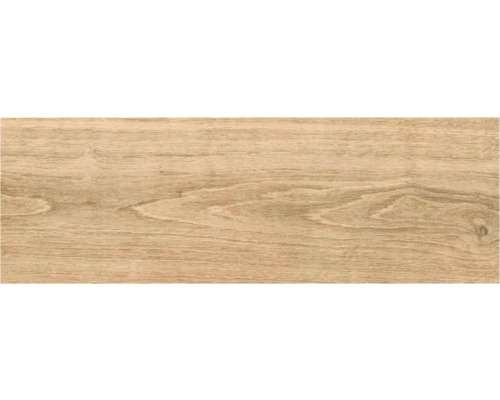 Gresie interior porțelanată Lora Beige 19x57 cm Placă ceramică aspect lemn, cu granulație
