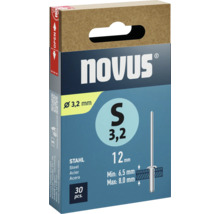 Nituri oarbe Novus S 3,2 mm, pachet de 30 bucăți