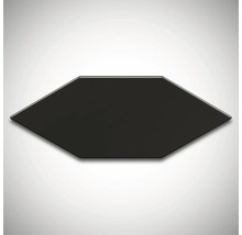 Element de construcție negru, hexagonal