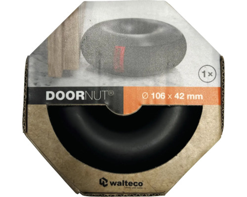 Opriitor de ușă Doornut, diametru 106 x 42 milimetri, ambalaj individual