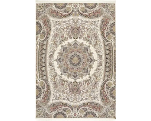 Covor oriental Abrishim 3830A crem 80x150 cm Covor cu model paisley
